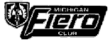 Michigan Fiero Owners Club