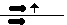 The arrow points to the target