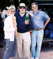 Martin Reeve with clients Marilyn & Reg,
clinging to the 'bare necessities of life'