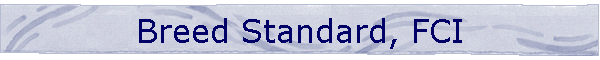 Breed Standard, FCI