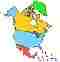 Picture of North American Continent