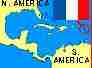 Map showing location of Guadeloupe