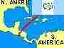 Map showing location of Guatemala
