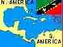 Map showing location of St. Kitts & Nevis