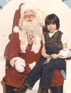 Maureen and Santa