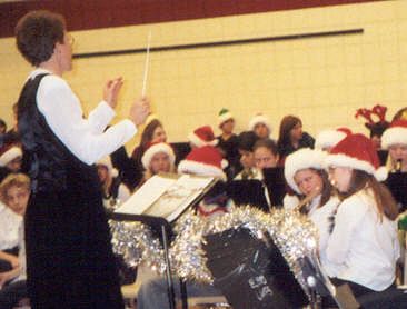 Heather playing the flute