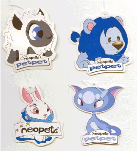 Neopets Plushie Tags