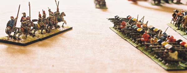 Turkish cavalry and Japanese musketeers