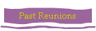 Past Reunions