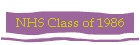 NHS Class of 1986