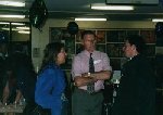 Sandra Dagless, Don Salisbury and Mick Dagless
