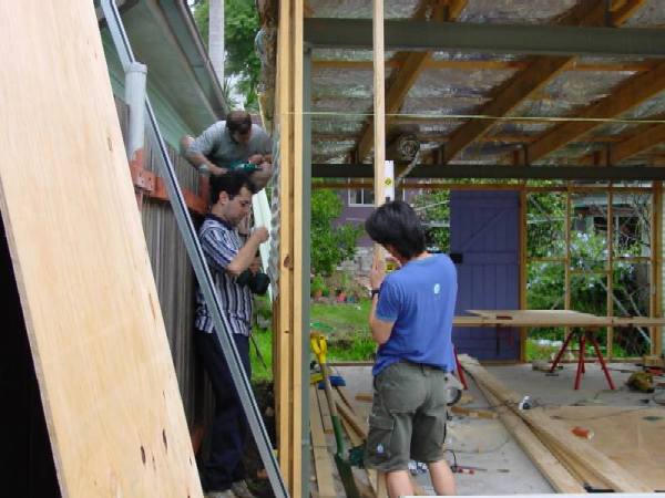 drilling and screwing the polycarbonate
