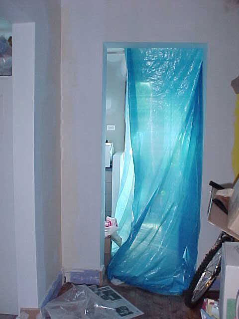 dust-containing screen