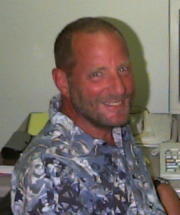 Photograph of Nick Ourusoff taken at Computing Research Laboratory, New Mexico State University, Las Cruces, NM in 1997