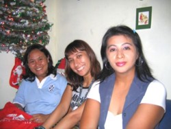 Esther, Me, Litha (Christmas at Bogor, 26.12.06)