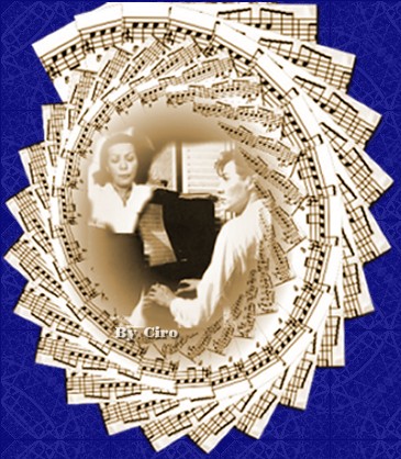 Foto Tom Jobim e Elizeth Cardoso.