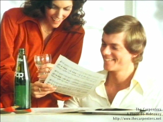 Karen & Richard Carpenter working on thier music