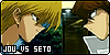 Jou VS Seto fan!*waves Seto flag*(Yugioh)
