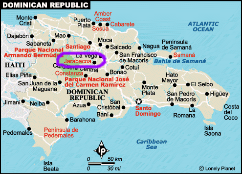 Map of the Dominican Republic