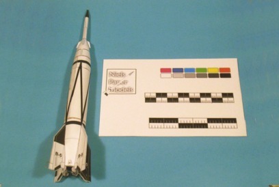 Scale model of Bumper-WAC 2 rocket