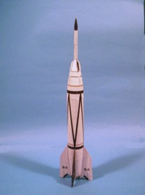 Paper model - Cardboard model of a Bumper-WAC rocket 
