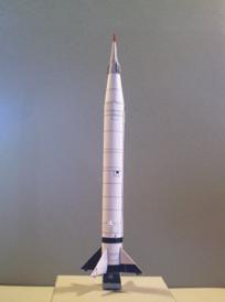 Vanguard TV-0 paper model