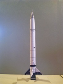 paper model viking TV-1 rocket