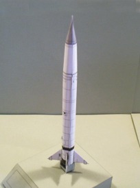 Scale model of viking missile