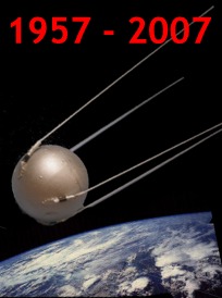 Free scale model of sputnik satellite
