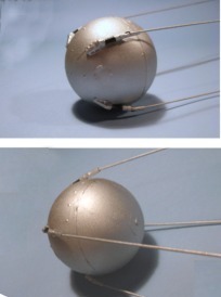 Paper craft - sputnik