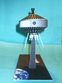 pioneer 1 cardboard model