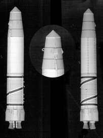 Blue streak missile model