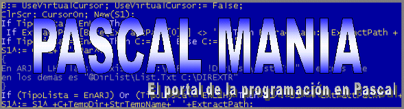 Pascal Man�a: El sitio de los programadores en Pascal