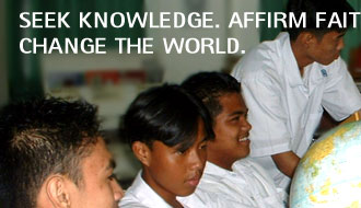 Seek Education. Affirm Faith. Change the World.