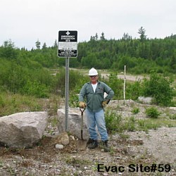 Putting up Sign