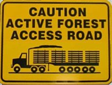 Attempting to make our logging roads safer for everyone!