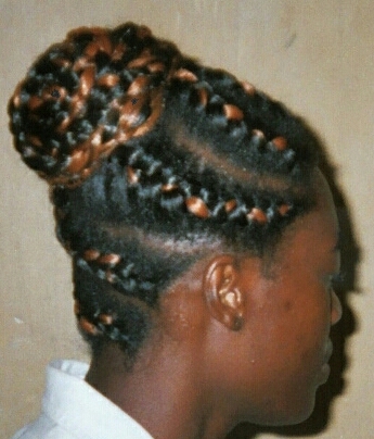 Jumbo French Corn-row Side View