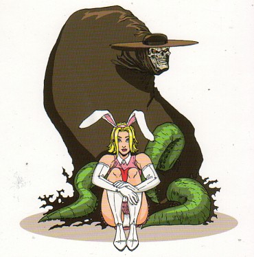 Lovebunny and Mr. Hell image  Copyright 2004 Tim Seeley