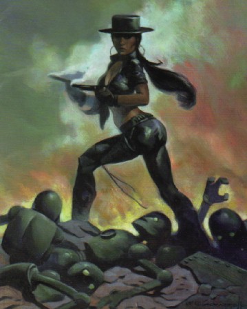 Madame Tarantula illo Copyright �2003-2004 Mike Hoffman