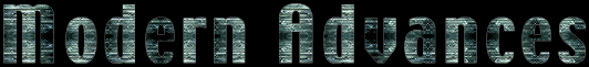 MODERN ADVANCES masthead