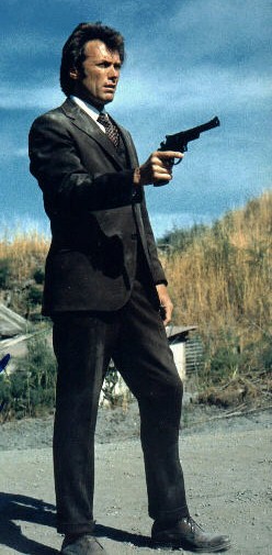 Clint Eastwood as Dirty Harry in "Dirty Harry"