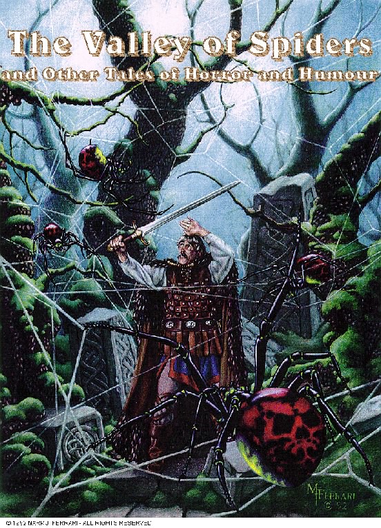 Valley of Spiders cover illo
