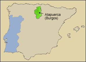 Localizaci&oacute;n de Atapuerca