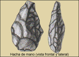 &Uacute;tiles de Modod 2, bifaces. Hacha de mano