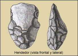 &Uacute;tiles de Modod 2, bifaces. Hendedor