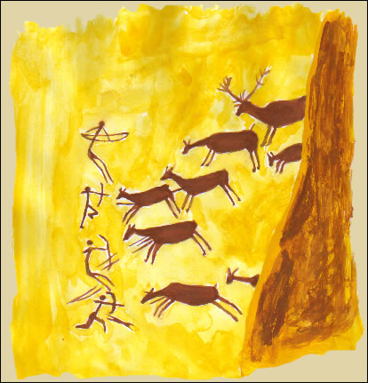 Arte rupestre levantino. Valltorta (Castell&oacute;n)