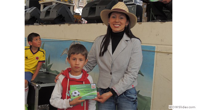 Premiación Futbol de Salón Niños.