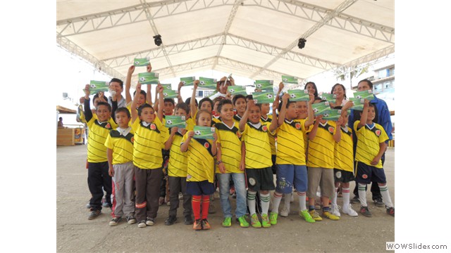 Premiación Futbol de Salón Niños.