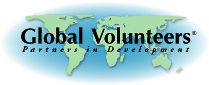 The home page to Global Volunteers