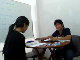 เรียนเดี่ยว conversation writing ที่ Nui-English